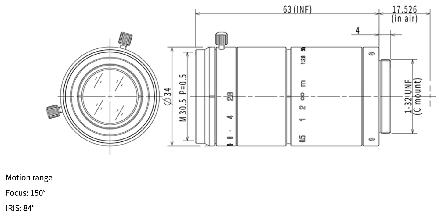 23FM50SP Dimensions