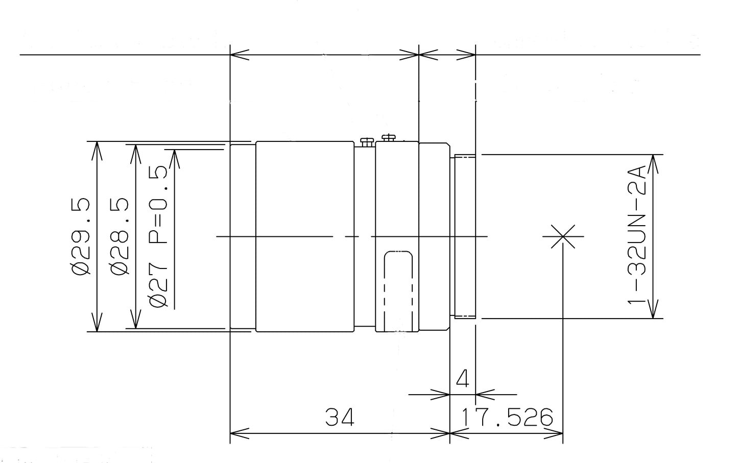 FL-CC5028-2M Dimensions Diagram