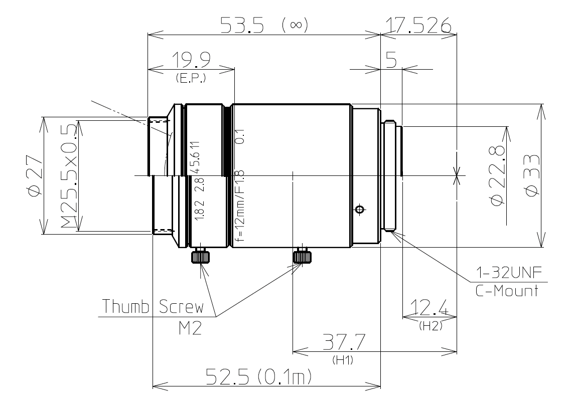 LM12JC10M Dimensions