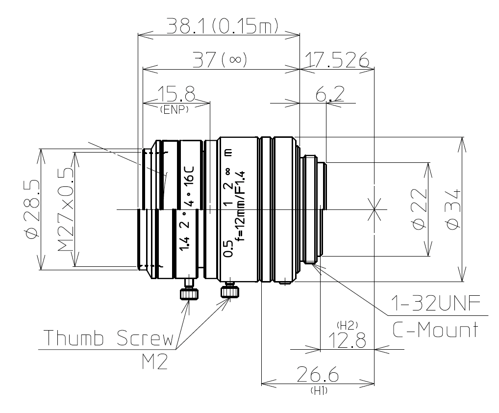 LM12JC1MS Dimensions