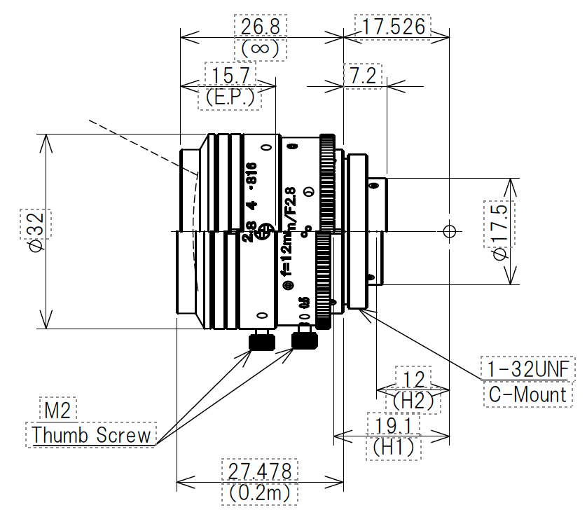 LM12JC5MC Dimensions