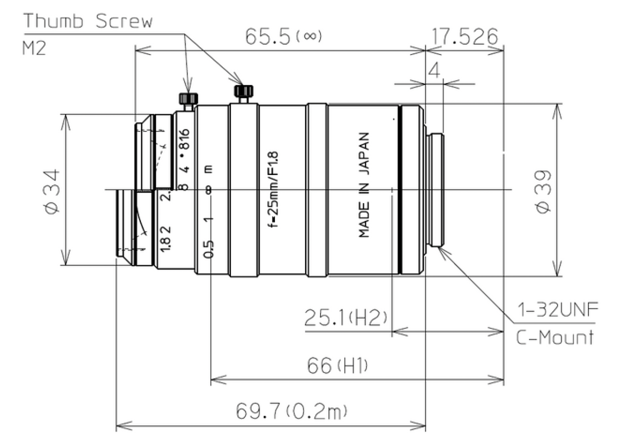 Kowa LM25HC-VIS-SW 1" 12 Megapixel IR-Corrected (VIS-SWIR) 3.1μm Lens - USA Security Systems