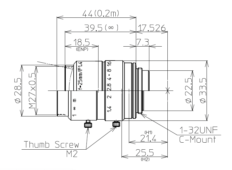 LM25JC1MS Dimensions