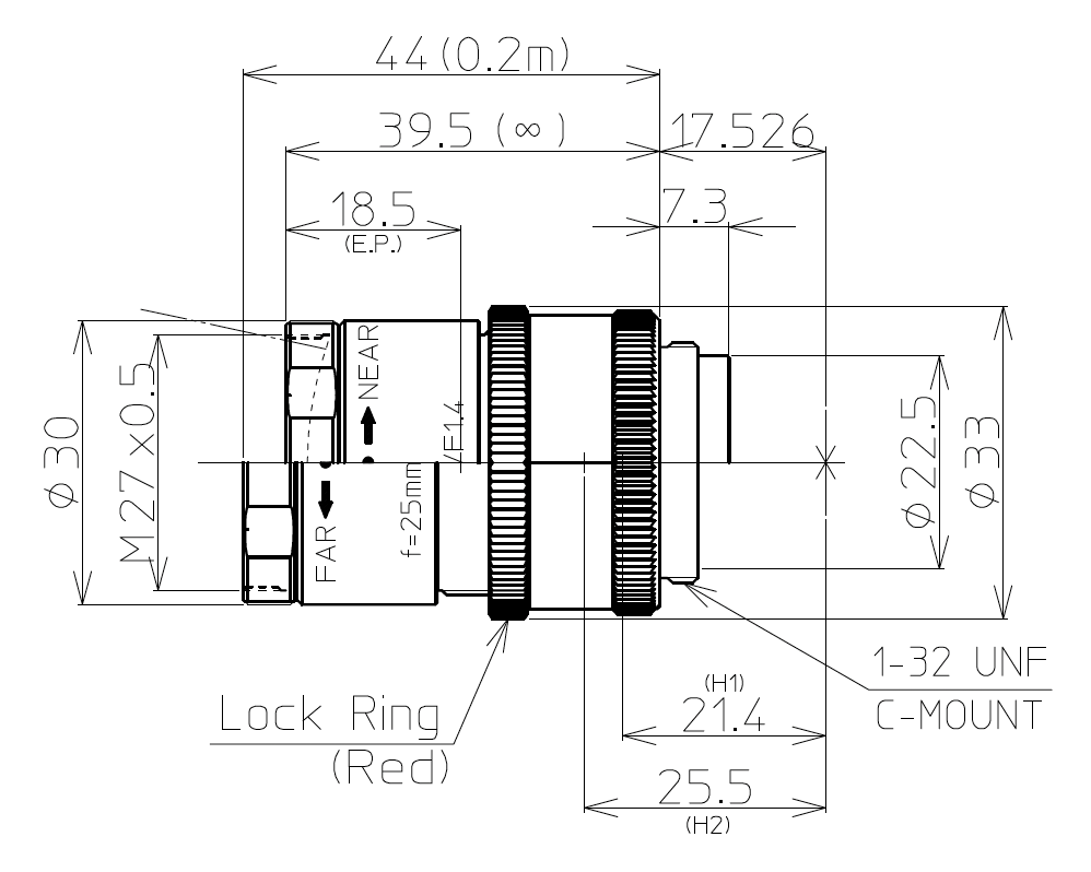 LM25JCM-V Dimensions