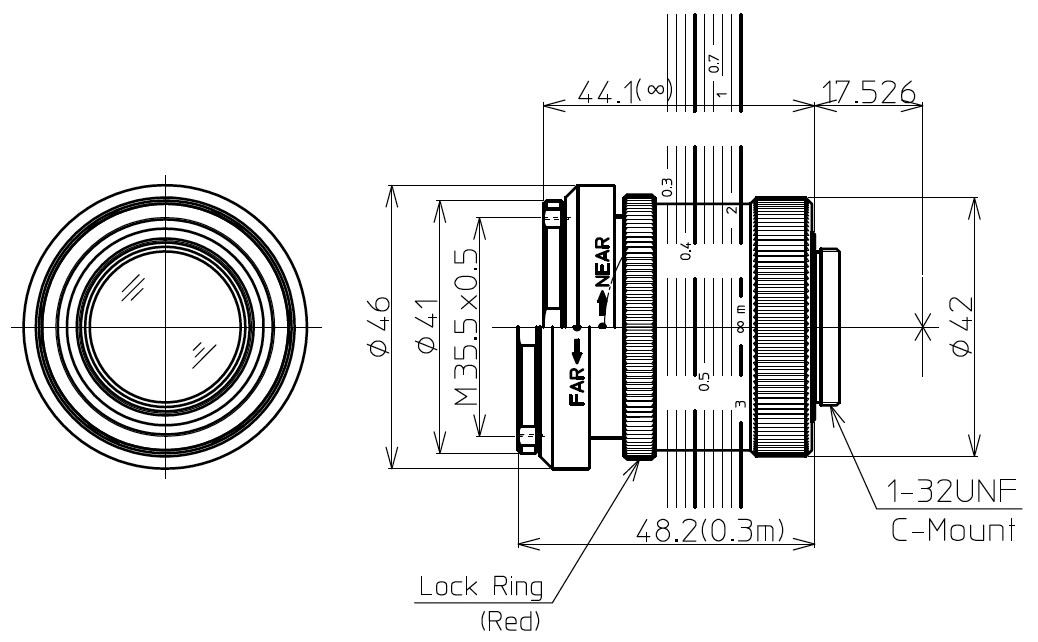 LM35HC-V Dimensions