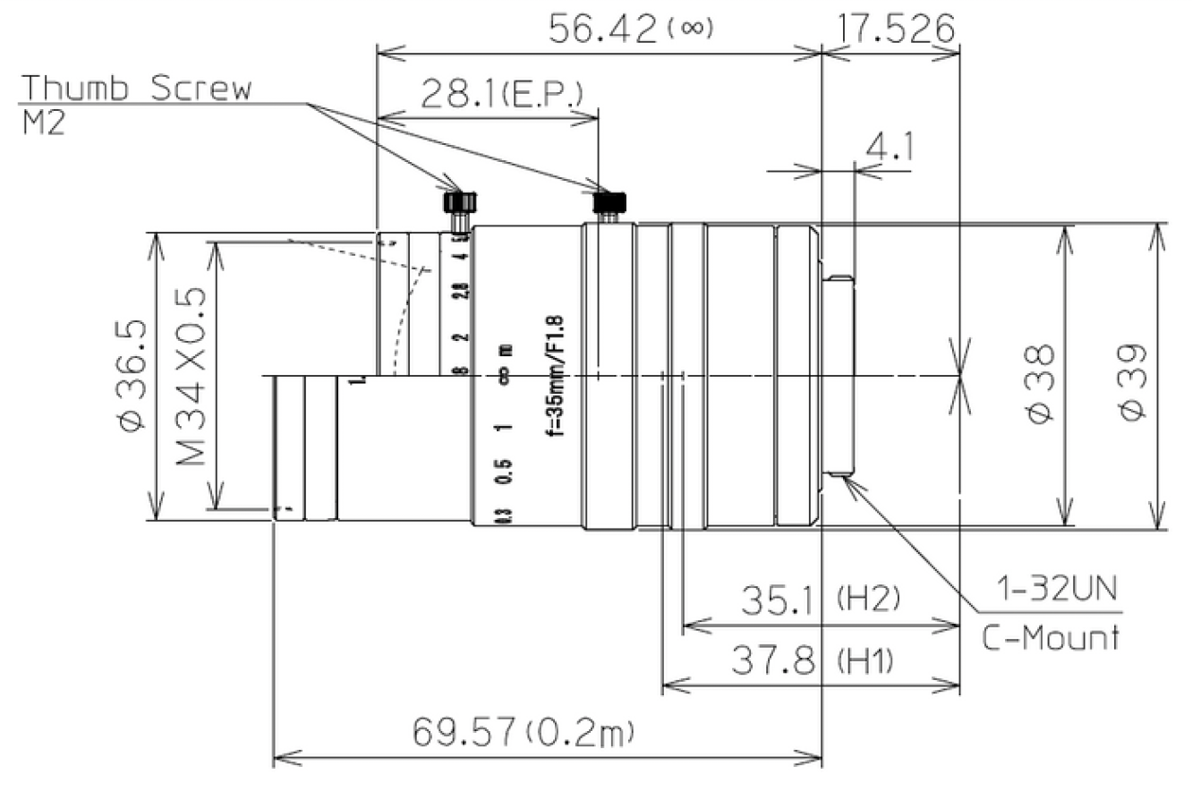 LM35HC-VIS-SW Dimensions