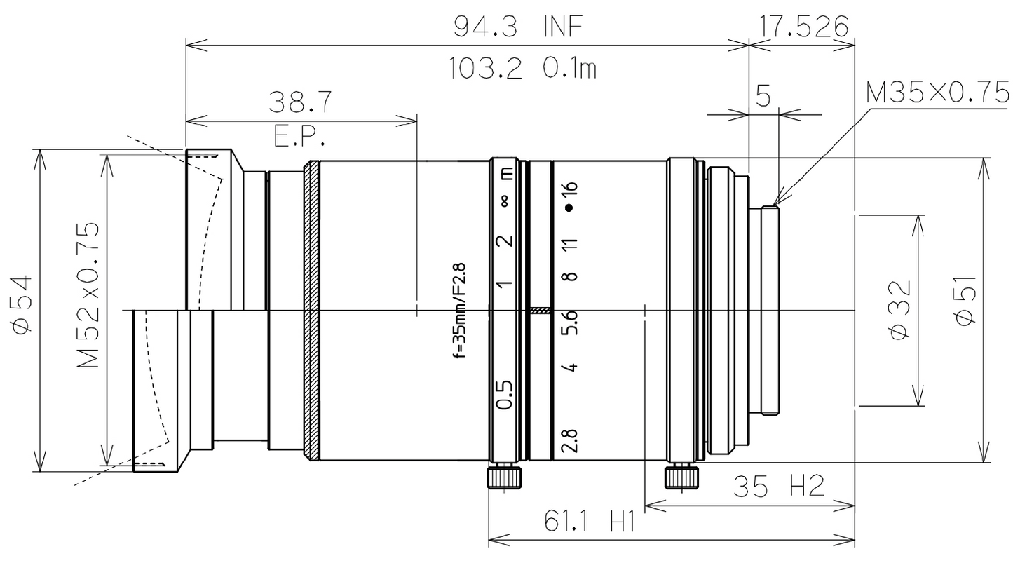 LM35VM35 Dimensions