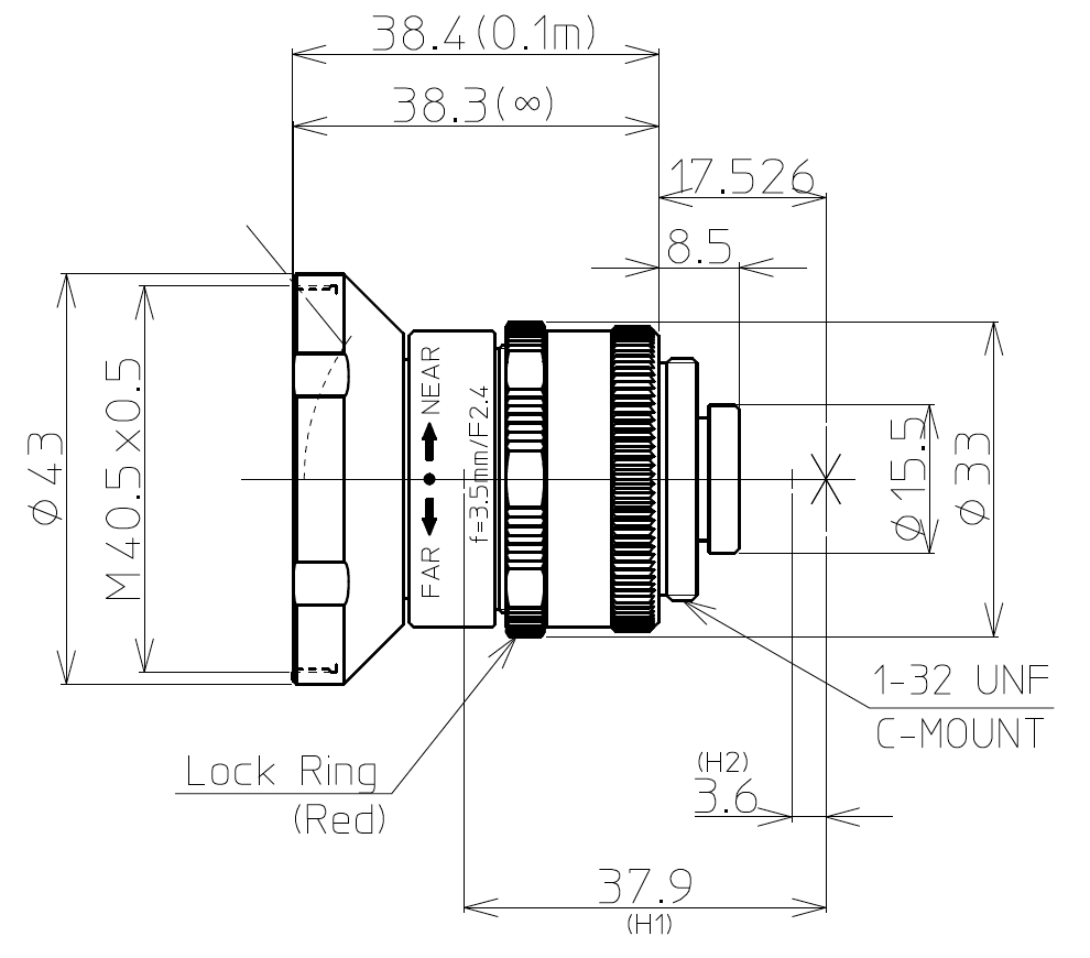 LM3NCM-WP Dimensions