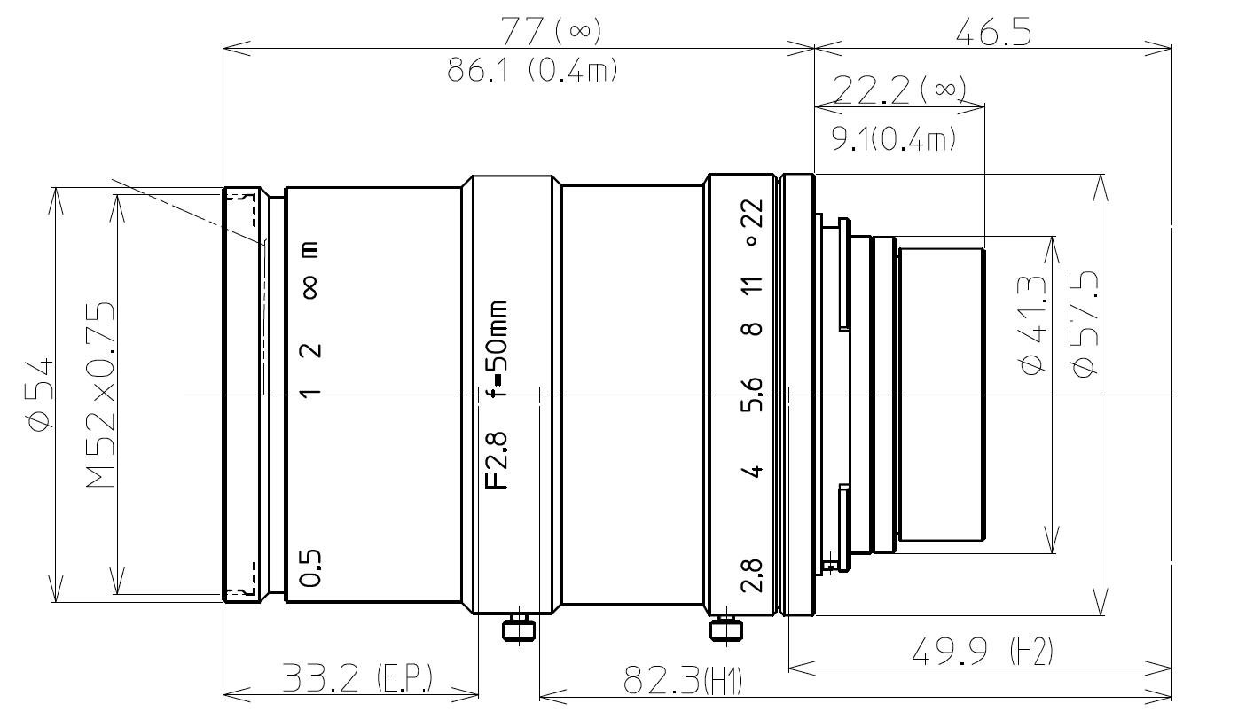 Kowa LM50LF 50mm F-Mount Line Scan Lens - USA Security Systems