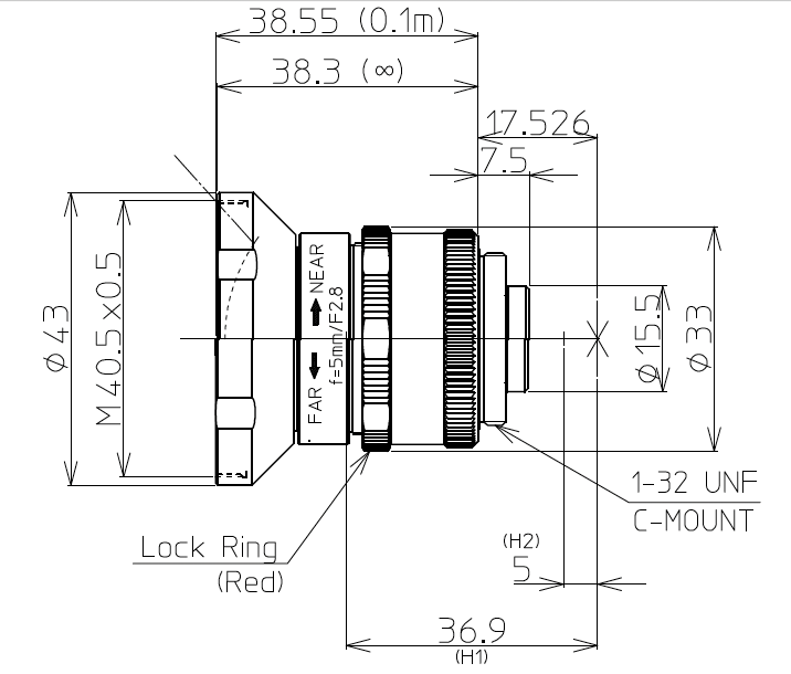 LM5JCM-WP Dimensions