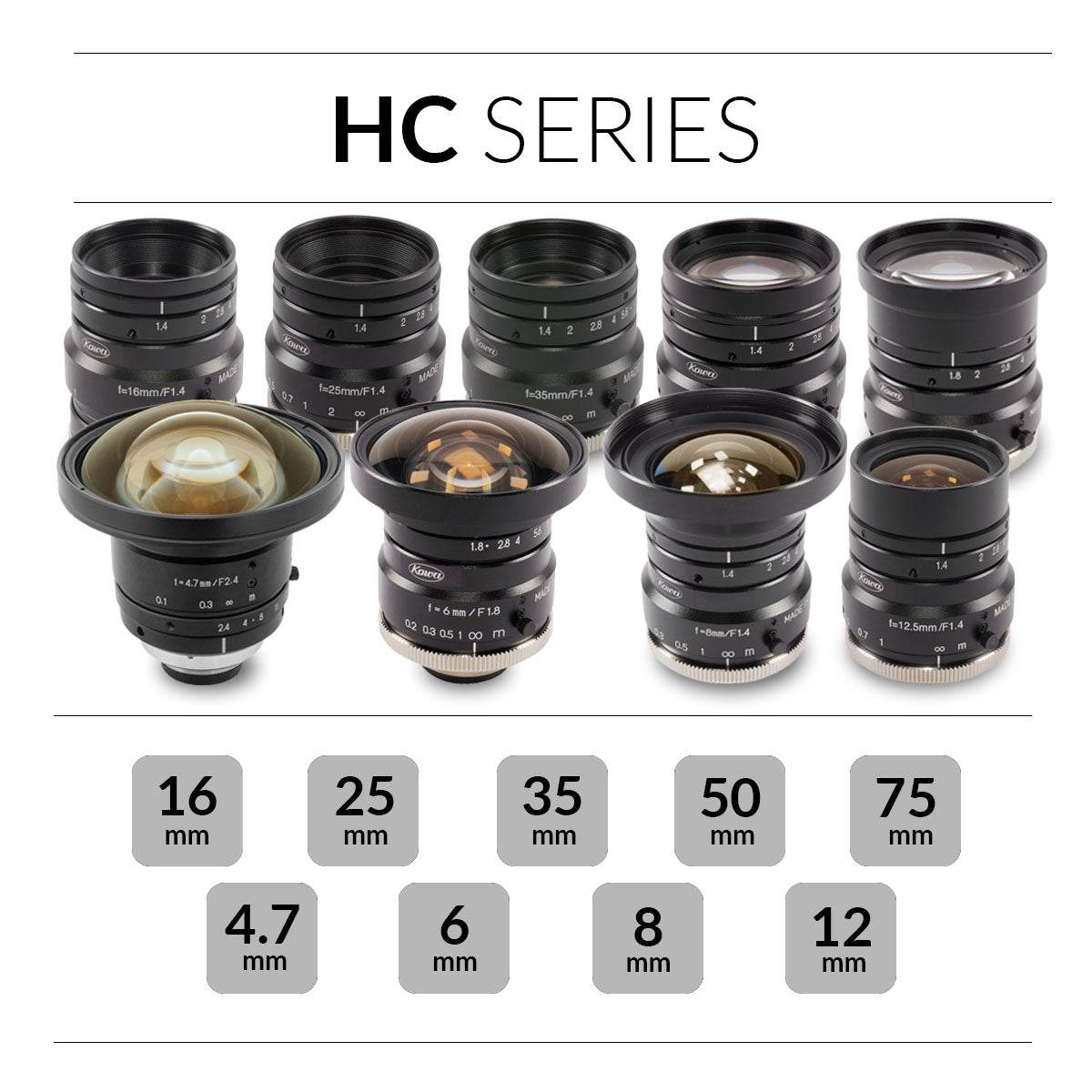 Kowa LM6HC 1.1” 5MP C-Mount FC lens - USA Security Systems