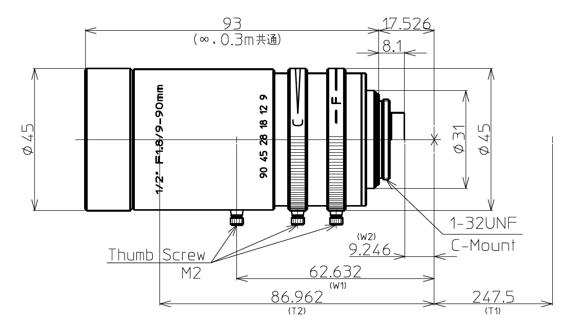 LMVZ990-IR Dimensions