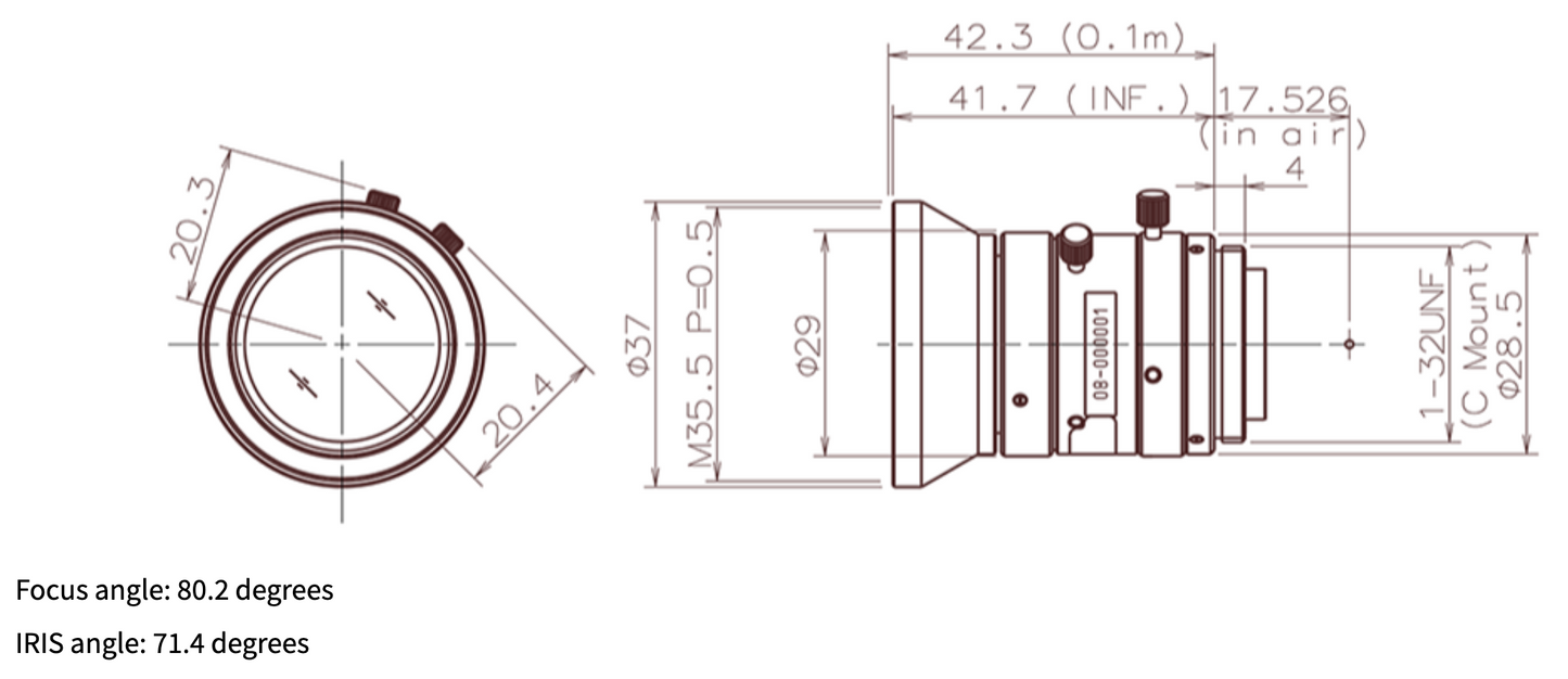 M112FM08 Dimensions