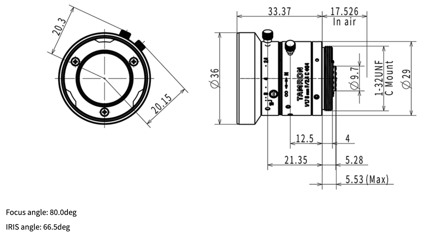 M117FM06 Dimensions