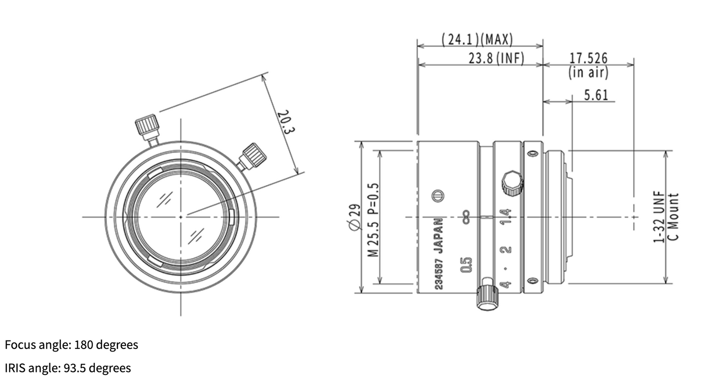 M118FM16 Dimensions