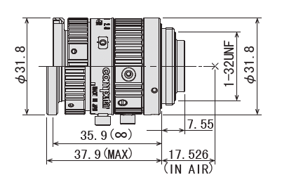M1228-MPX Dimensions