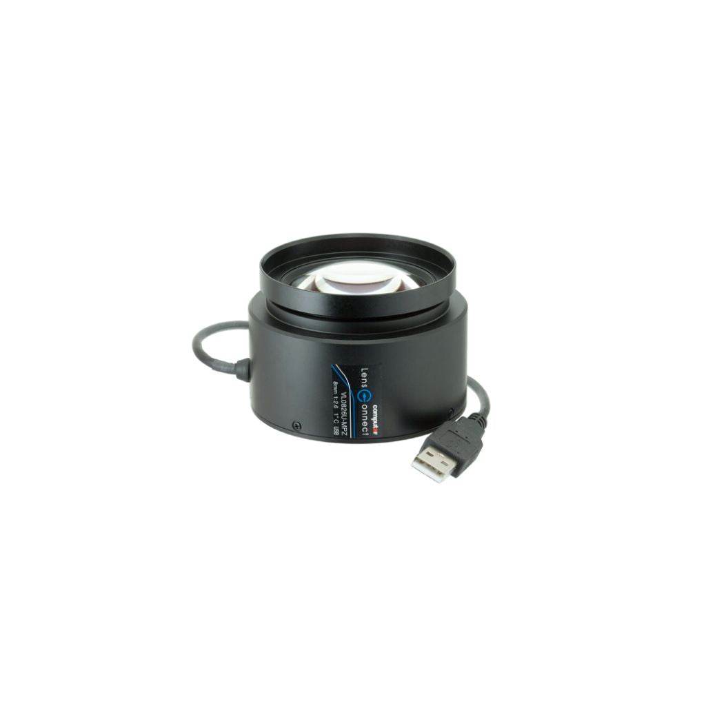 Computar VL0826U-MPZ 1”, 8mm, f2.6, 20MP, LensConnect, C-mount Lens - USA Security Systems