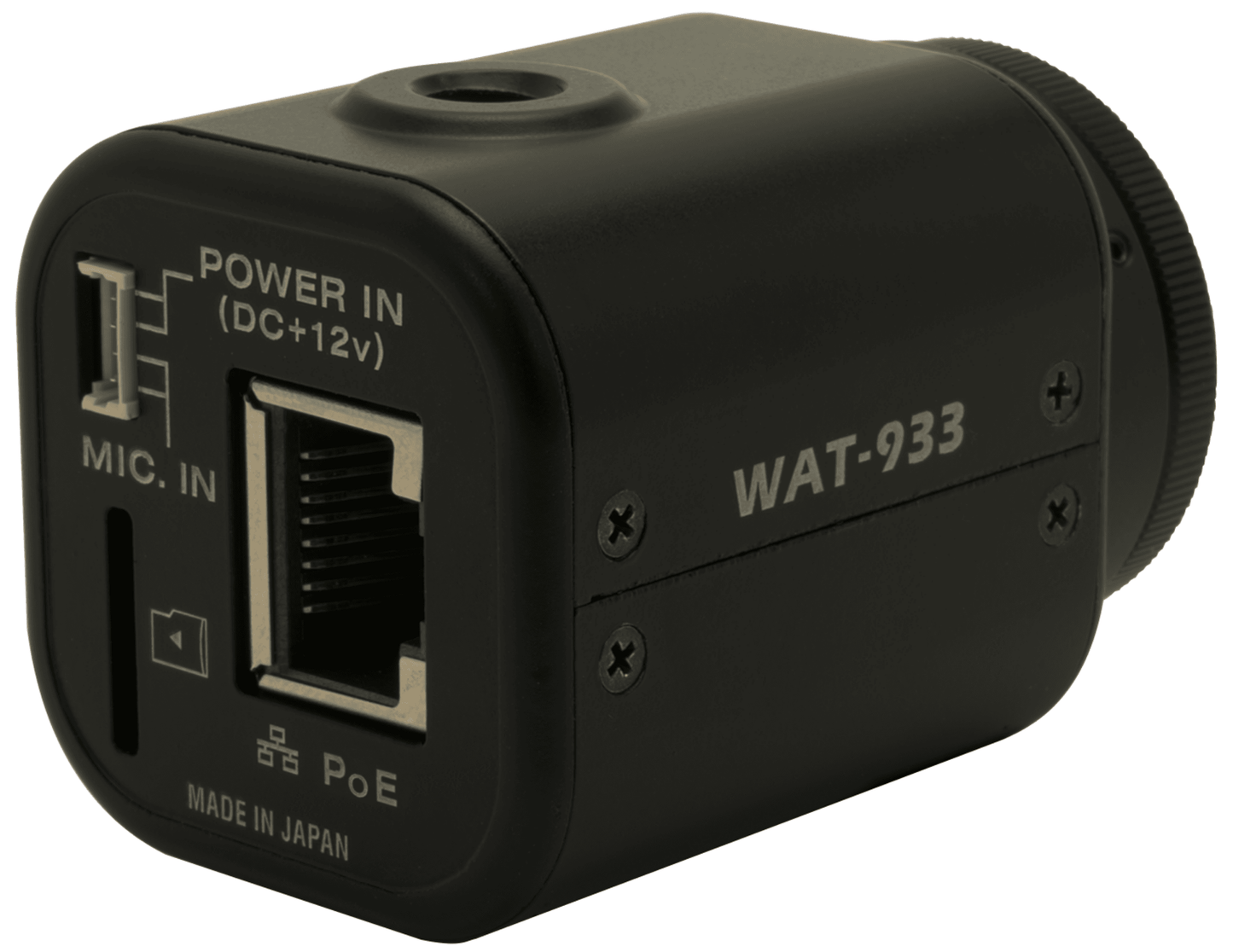 Watec WAT-933IP Full HD 1/2.8” BSI CMOS Sensor Small Form Factor Camera - USA Security Systems
