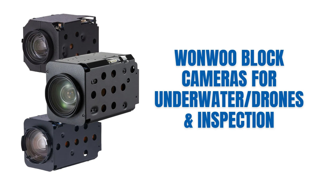 Wonwoo Block Cameras: HD and 4K Zoom Modules for ITS, Quality Inspection, and Drones