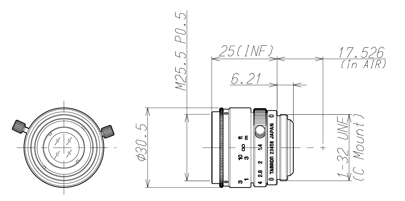 23FM16L Dimensions