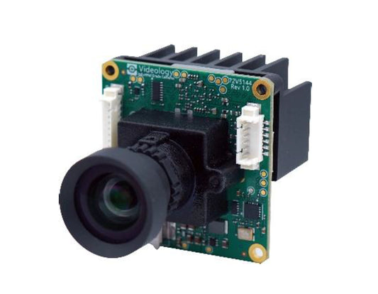 801-IP-678 camera module with lens and electronic components on a white background