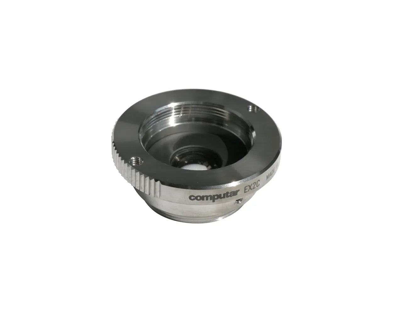 EX2C lens component with 'computar' branding on a white background