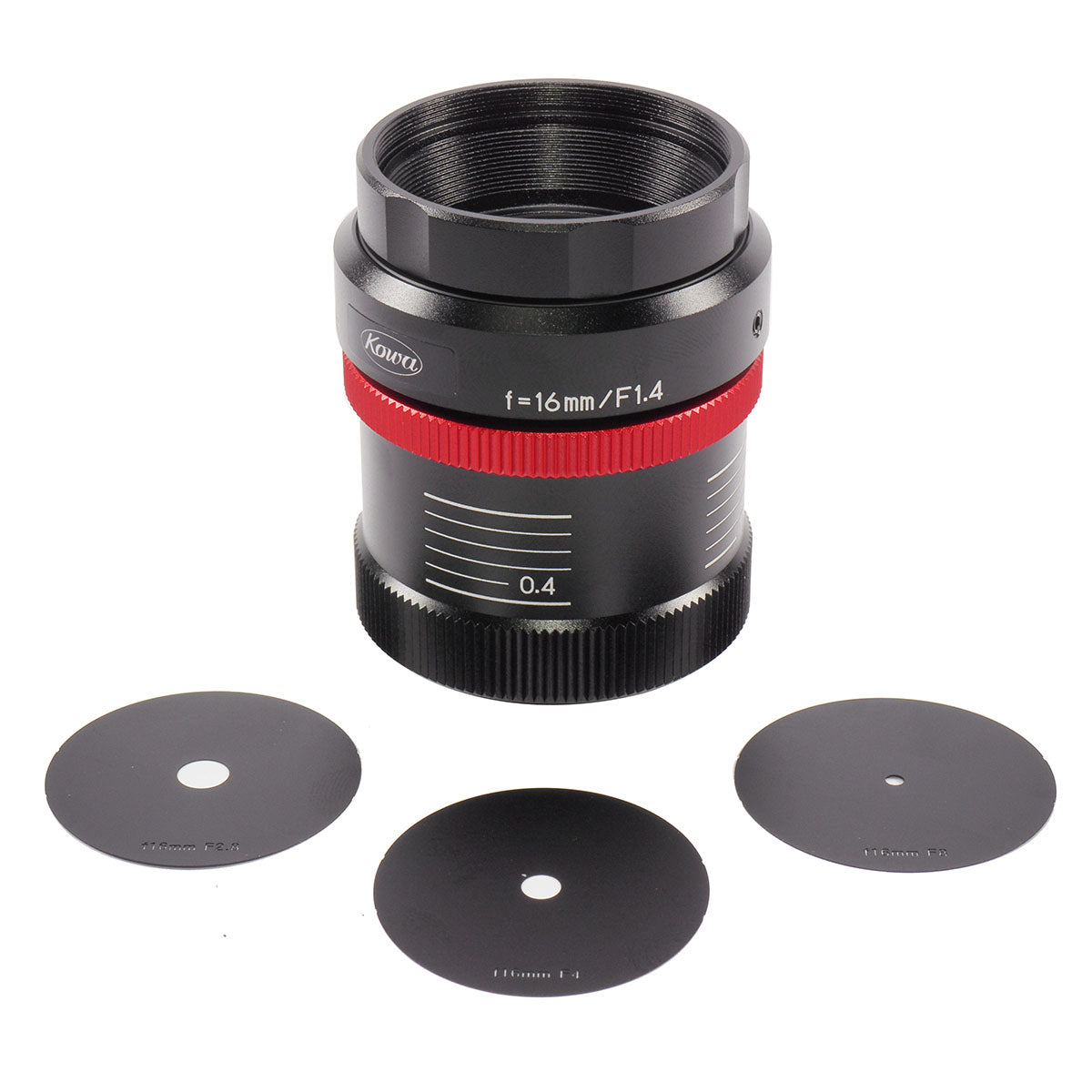 Kowa LM16HC-V 1" Ruggedized 16mm 5MP C-Mount Lens Compatible With Sony IMX174, CMOSIS CMV4000 and Sony IMX249 sensors and many more