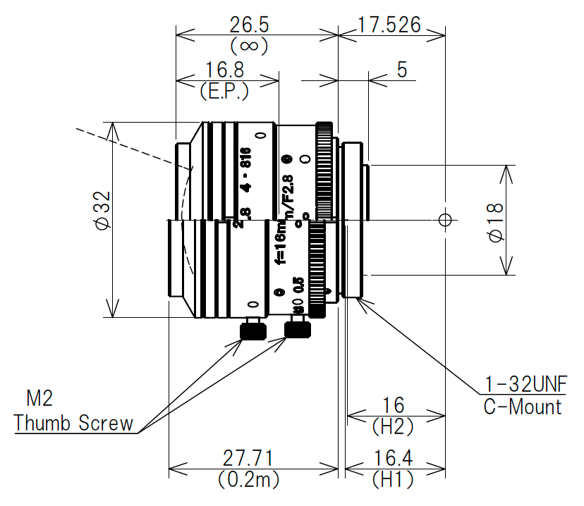 LM16JC5MC Dimensions