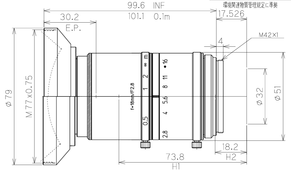 LM18VM42 Dimensions