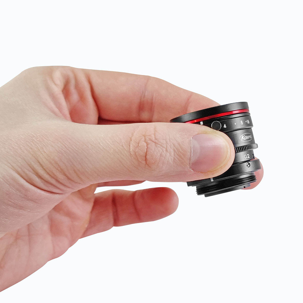 LM35JC5MC In Hand Size Comparison 