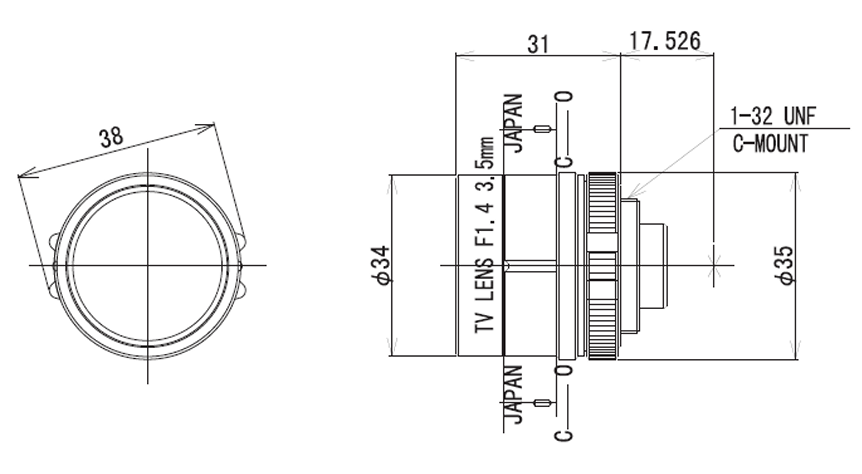 LM4NCR Dimensions