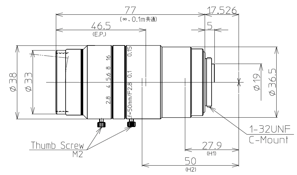 LM50JC10M Dimensions