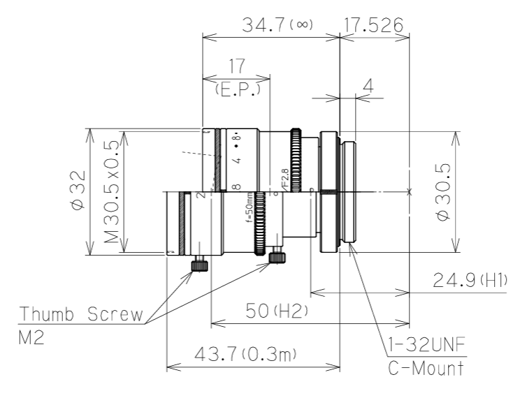 LM50JC5MC Dimensions