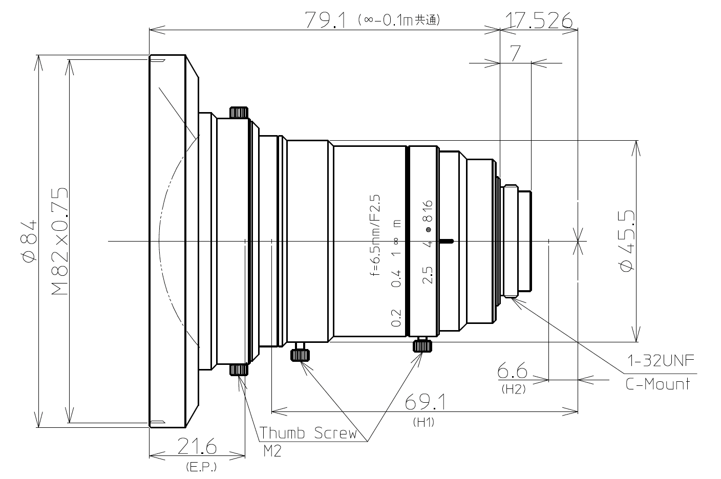 LM6FC24M Dimensions