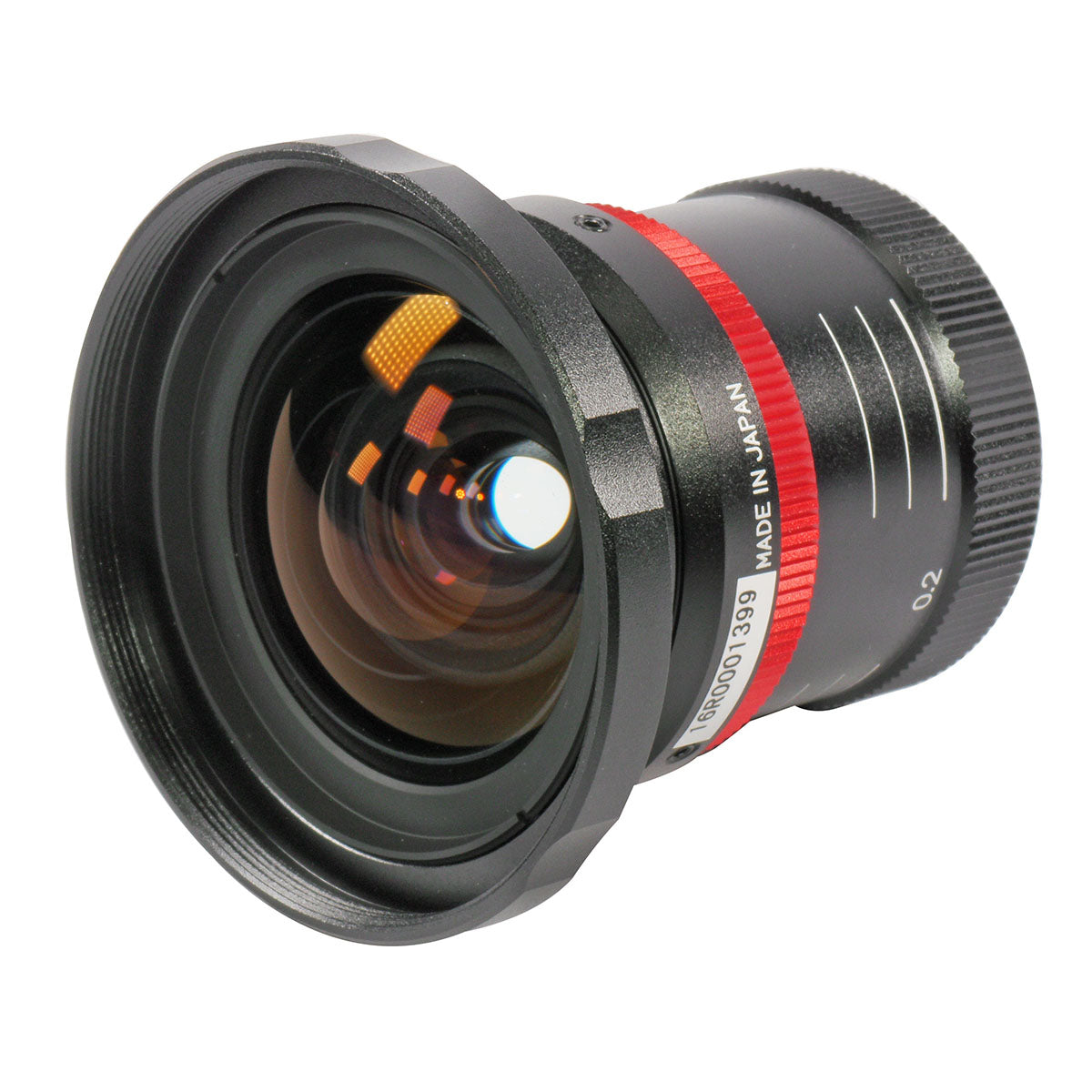 LM8HC-V Side Angled Lens View