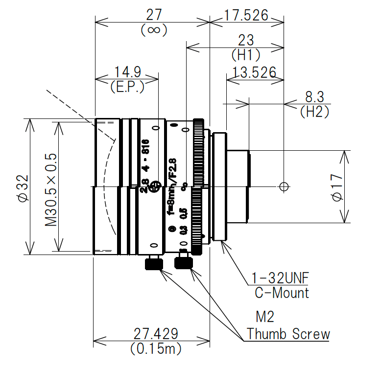 LM8JC5MC Dimensions