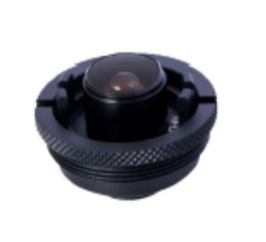LM8RW camera lens on a white background