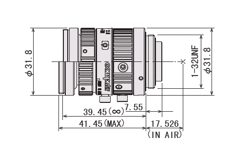 M0828-MPX Dimensions