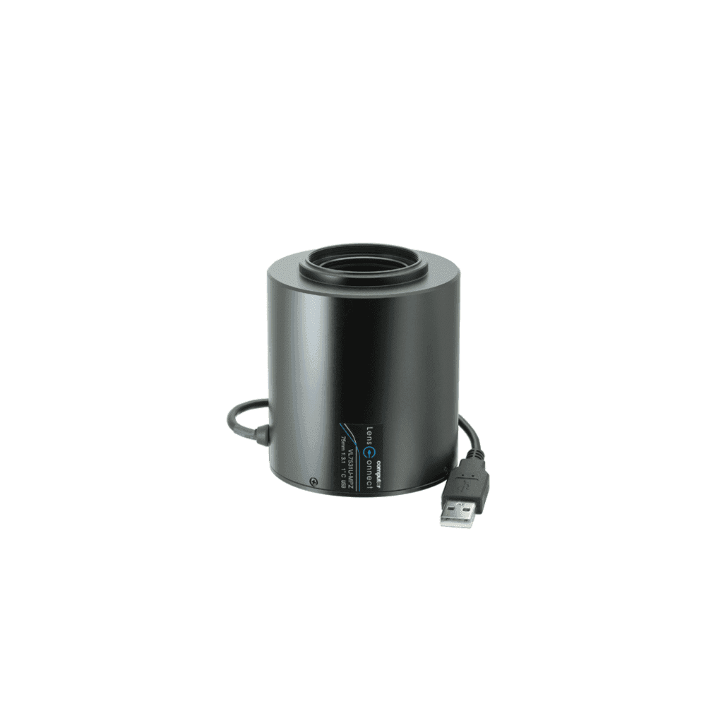 Computar VL7531S-MPZ 20MP 1-inch 75mm F3.1 LensConnect I2C C-mount machine vision lens